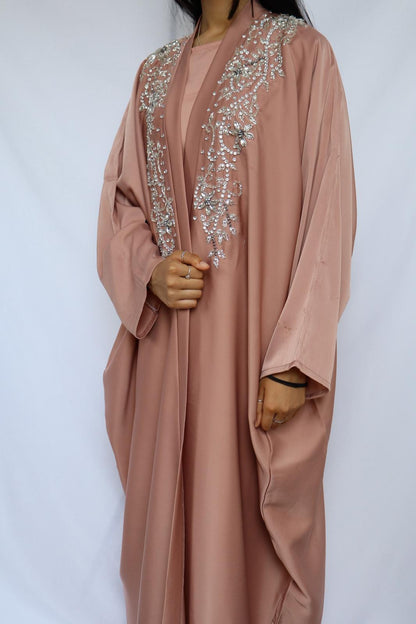 Pink Arya abaya