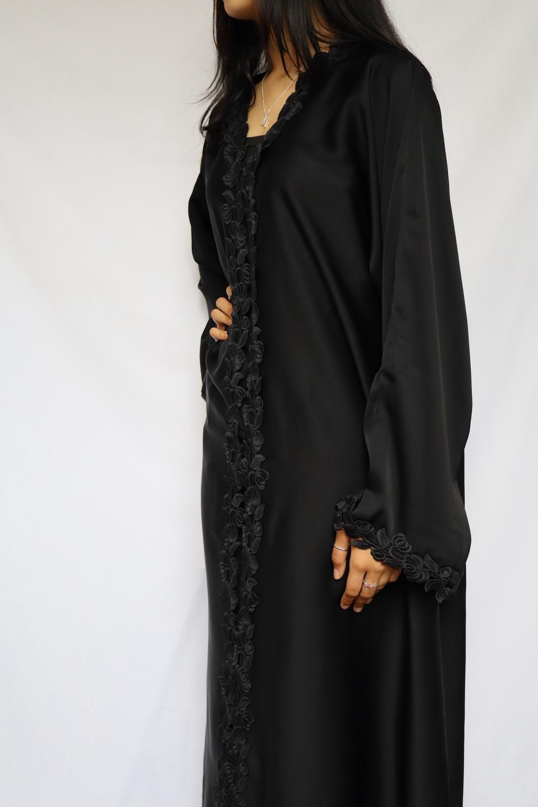 Black Floral Lace